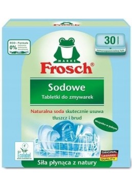 Таблетки для миття посуду в посудомийних машинах Frosch Сода, 30 шт